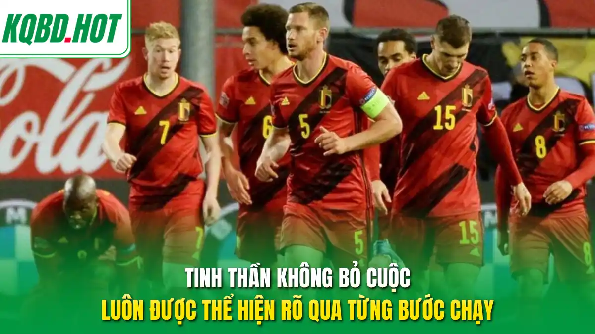 Tinh thần không bỏ cuộc luôn được thể hiện rõ qua từng bước chạy 